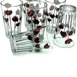 crockware (Pack of 6) Contemporary Cocktail Glass – Set of 12 Glass Water/Juice Glass-picture-38
