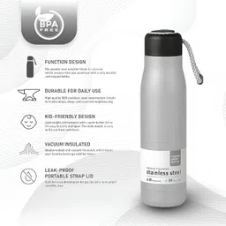 tiny treasure wraps ss-bottle-550 550 ml Water Bottle image 3