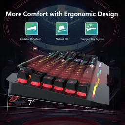 Aula T102 Membrane Gaming Keyboard and Mouse Combo | Wired USB Standard Gaming Keyboard Compatible with Desktop, Laptop, Mac image 3