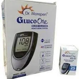 Wellstar BG-03 Glucometer with 50 Strips and 100 Round Lancets Glucometer Lancets image 3