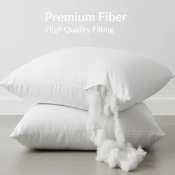 birdwing Polyester Fibre Solid Cushion Pack of 2 image 3