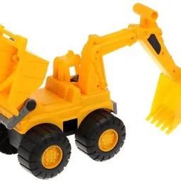 globular Dig Dump Engineering Construction Vehicle Truck Pull Back Toys image 3