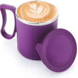 max senso Premium Stainless Steel Tea and Coffee , Coffee With Lid Stainless Steel, Plastic Coffee Mug-picture-20