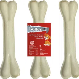 bones up Dog Chew Bones 6 inches 3 Pieces Healthy Delicious Chews for Dogs of All Size Chicken Dog Chew-picture-11