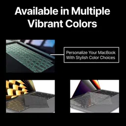 oaky Keyboard Cover for 2024-2021 Release M4 M3 M2 M1 Pro/Max Chip Mac Book Pro 14/16 inch [A3112 A3185 A3401 A2918 A2992 A2779 A2442 3186 A3403 A2991 A2780 A2485] Keyboard Skin image 2