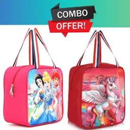plurals Plural stylish new combo tiffinbag school/collage/office men & women bag 8 ltr Waterproof Lunch Bag image 1