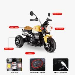 jammbo R-field Battery Operated Kids' Bike by Flipkart, BIS Certified, 1-5 Years Bike Battery Operated Ride On image 3