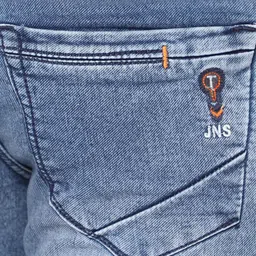 cefalu Men Regular Mid Rise Blue Jeans image 4