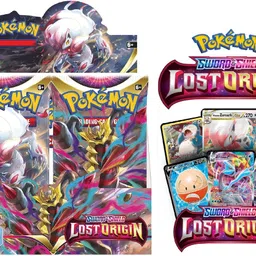 PokeMon Sword & Shield Lost Origin Booster Pack Playing Card Game for Kids-image-11