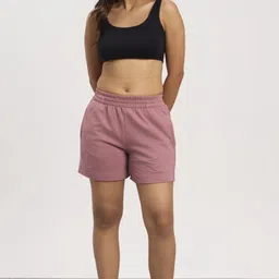 color capital Solid Women Pink Regular Shorts image 2