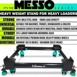 lsrp's universal fit Washing Machine, Refrigerator, Water Cooler, Air Cooler Material Iron image 2