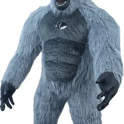 DB Pro Halloween Gorilla Inflatable Mascot Blow up Gorilla Fancy Dress Costume Elders Halloween Costume image 1