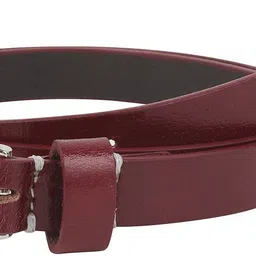 aditi wasan Women Evening, Party, Casual Maroon Genuine Leather Belt-picture-11