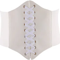 elivor Women Party White Artificial Leather Belt-picture-27