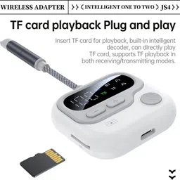 Etzin Power Cord 0.1 m 5.4 Airplane Bluetooth Adapter for 2 ArPods Headphones, Bluetooth Transmitter for TV to Wireless Headphones image 2