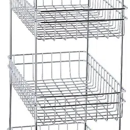 marutimetals Stainless Steel Kitchen Trolley image 5