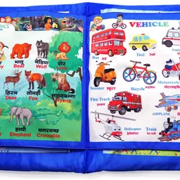 sharvil Microfibre, Cotton Baby Pillow Pack of 1 Alphanumeric Learning Pillow image 5