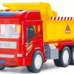 toys n smile Pull Back Big Dumper Truck Model with Light, Music Friction Powered Toy for Kids-picture-12