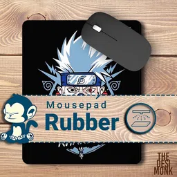 The Desi Monk Sharingan Kakashi Anti Skid Mouse Pad for Laptops and Computers Non Slip Base Mousepad image 3