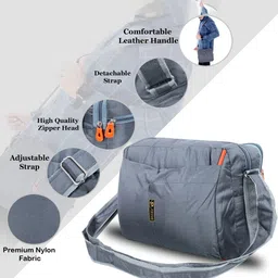 pryde Men Grey Messenger Bag image 4