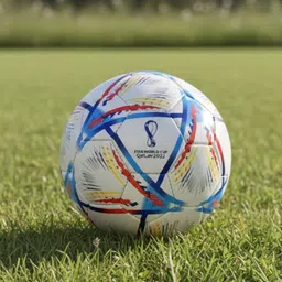 ssportshub Size 5 Football Machine Stitched for Match & Training Practice, Standard Weight Football - Size: 5 image 2