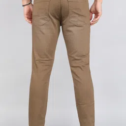 spykar Men Slim Mid Rise Brown Jeans image 4