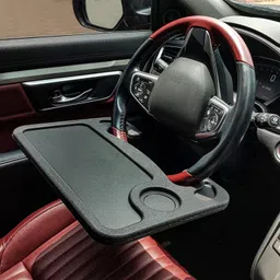 axleton Car Steering Wheel Tray Desk Dual-sided design for eating or working Cup Holder Tray Table-picture-16