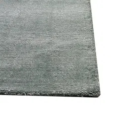 jaipur rugs Blue Solid Wool and Viscose 5 ft X 14 ft Hand Woven Runner image 5