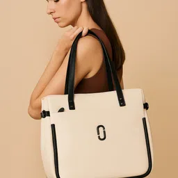 hautehandles Women White Tote image 1