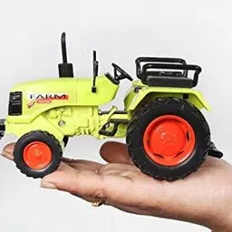 play haven Popular Farm Tractor Series Miniature Pull Back Action Toy,Multicolor image 4