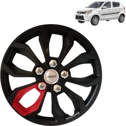 prigan Alto 800 STD Vision Black with One Box Red 12 INCH Wheel Cover For Maruti Alto 800 STD-picture-14