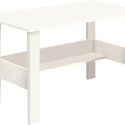 sa techno craft Wooden Study Table with Hutch & Bottom Storage Engineered Wood Multipurpose Table image 4