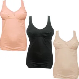 ditya Women Orange, Black, Beige Camisole-picture-13