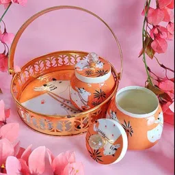 jm international SP-PICHWAI-DEER-SET02 Container Serving Set image 2