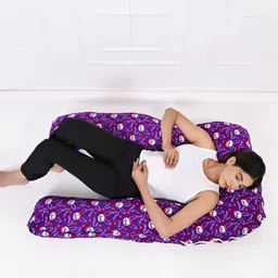 sweetrani Polyester Fibre Pregnancy Pillow Pack of 1 Solid image 5