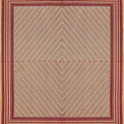 uniqchoice Brown Traditional 120 TC Cotton Queen Sized Bedsheet with 2 Pillow Cover image 5