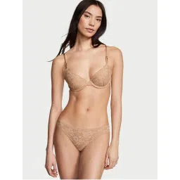 victoria's secret intimates Victoria's Secret The Lacie Posey Lace Bikini Panty - Beige-picture-11