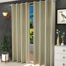 presto Beige Poly Cotton Door Curtain-picture-18