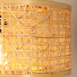 HABERE INDIA Beige Textured Ceiling Lamp image 4