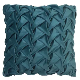 ode & cleo Blue Velvet Abstract 18x18 inches Cushion Covers (Pack of 5) image 5