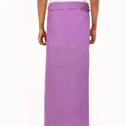 GREEN TEE men color dhoti Solid Men Dhoti image 2