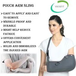 vkosfit Arm Sling Comfortable fit to Healing| Arm / Hand Support (Size-M) Arm Support image 3