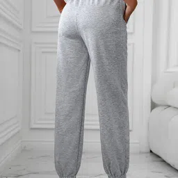 dockstreet Women Loose Fit Grey Cotton Blend Trousers-picture-32