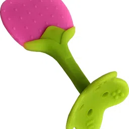 nxgtya Fruit Shape Silicone Teethers Soft Stick Chews Nibbler for Baby Dental Care Teether image 3
