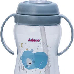 adore Hoop a Loop 2 in 1 Sipper Cup with Handle & Dust Free Cap- Multi Use image 2