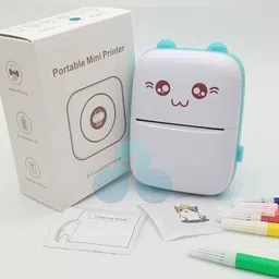 Wolcentra Mini Printer with Paper for Photo Label Printer mnb12 Mini printer image 2