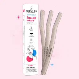 shinzura Painless Facial Razor for Women | 6-in-1 Face & Eyebrow Shaver for Smooth Skin, Women-picture-37