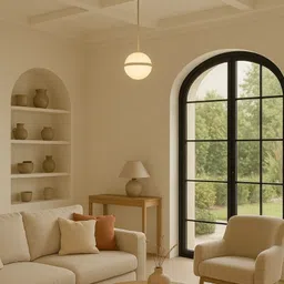 spark world Modern Oval Pendant Lamp Pendant Lamp Ceiling Lamp image 5