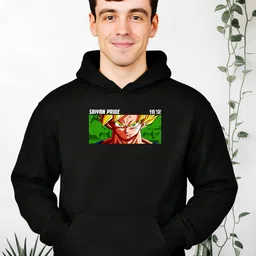 zentik Men Full Sleeve Graphic Print Hooded Sweatshirt image 2