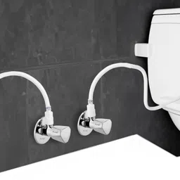 prestige Premium Quality ACURA Angle Valve With 24_INCH_PTMT_PIPE (PACK OF 1) Angle Cock Faucet image 5